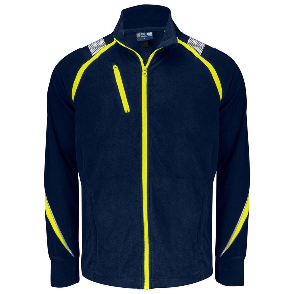 [642328-5810-3] Projob - 2328 Microfleece (XS, Geel/Marine)
