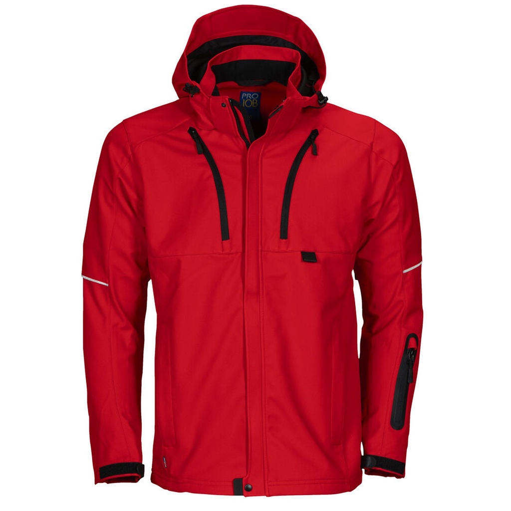 [643406-35-3] Projob - 3406 Softshell Jas (XS, Rood)