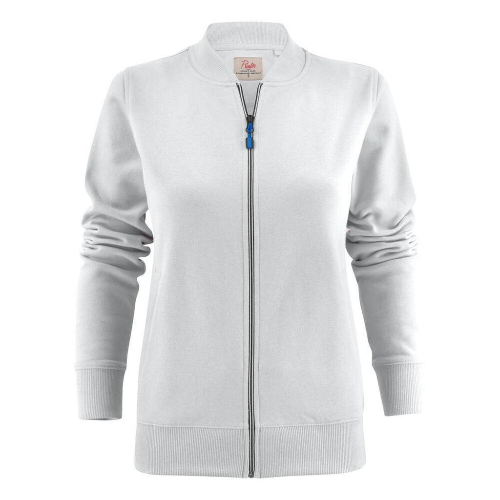 [2262055-100-3] Printer - Javelin Sweater Volledige Rits Dames (XS, Wit)