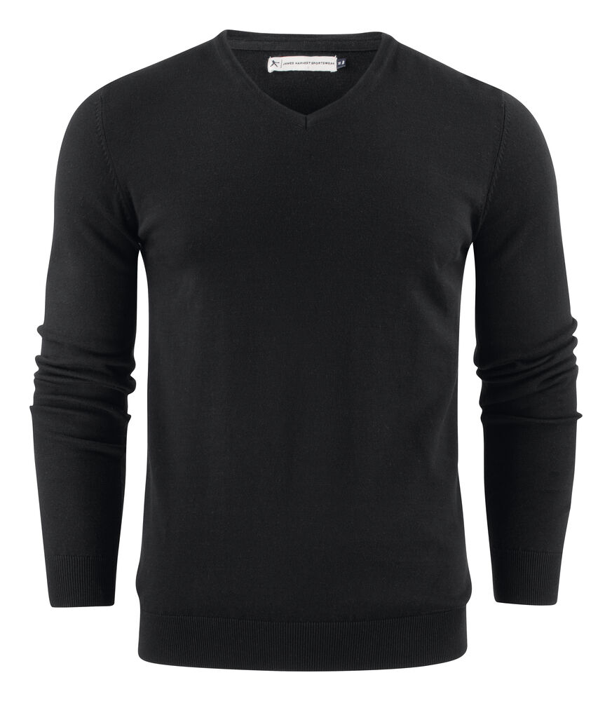 James Harvest - Ashland V Gebreide Sweater Heren