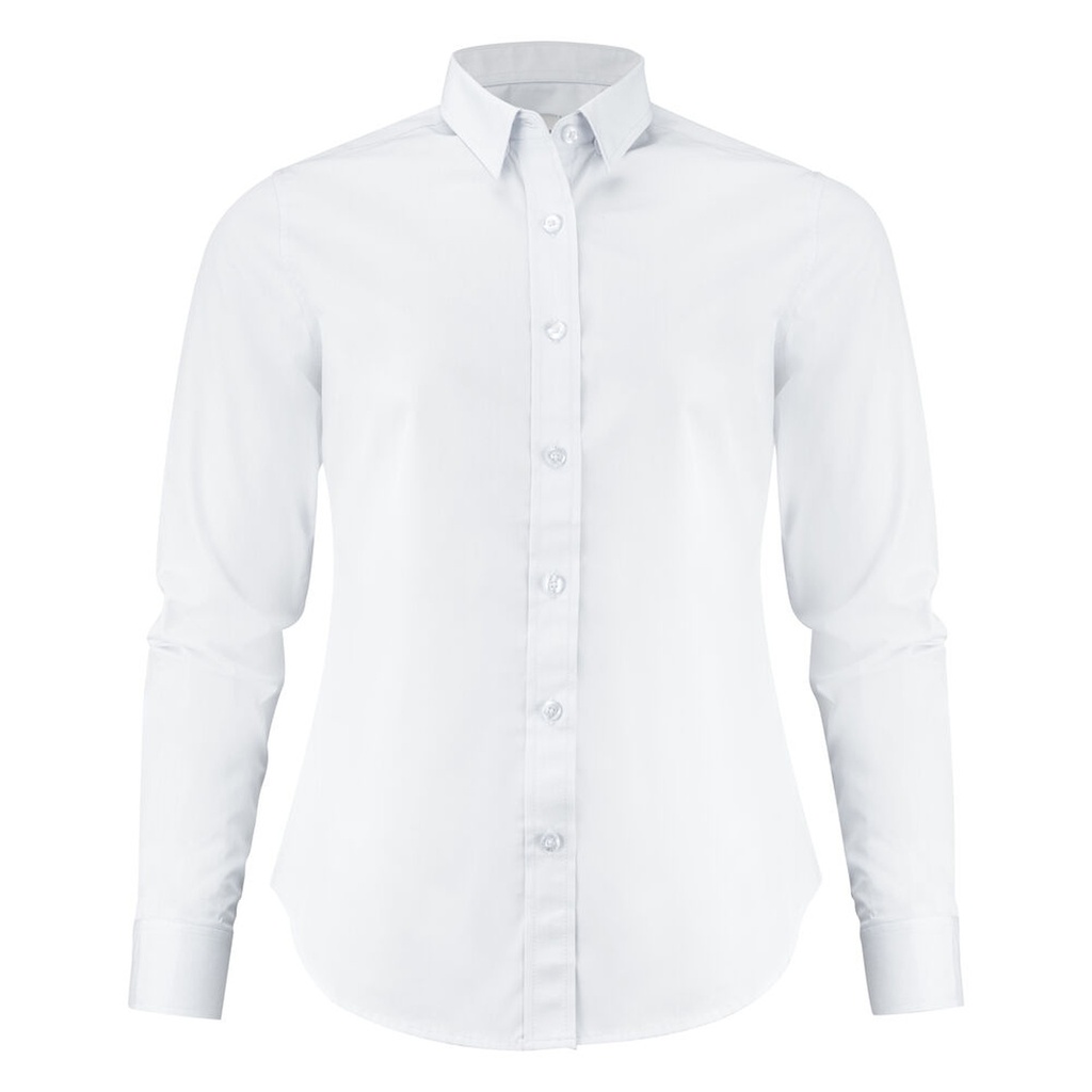 [2123031-100-3] James Harvest - Acton Hemd Dames (XS, Wit)