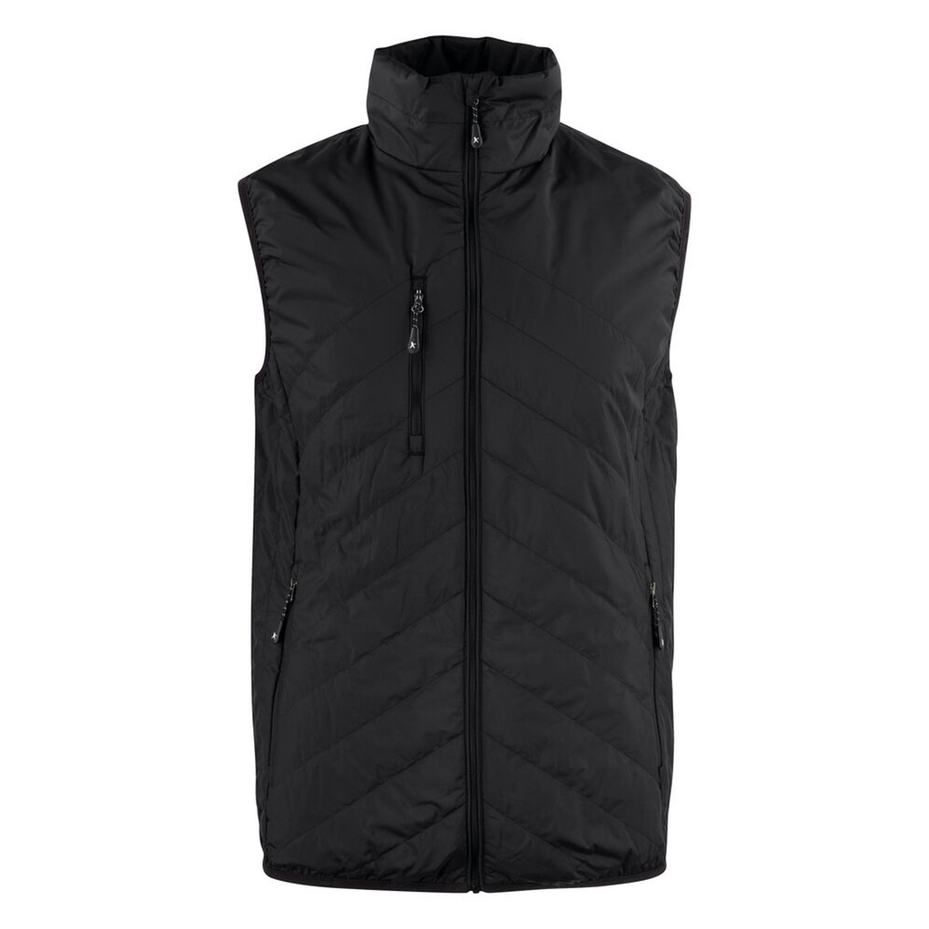 [2131040-900-4] James Harvest - Deer Ridge Bodywarmer Heren (S, Zwart)