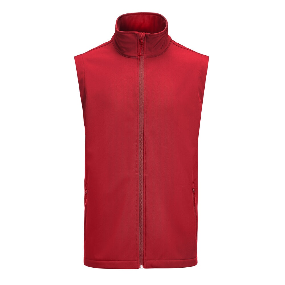[2131044-400-4] James Harvest - Valley Vest Bodywarmer Heren (S, Rood)