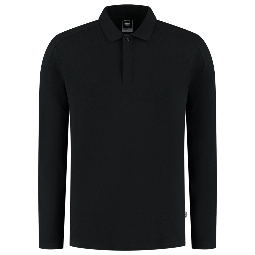 [206105BlackXS] Tricorp - Poloshirt Lange Mouw Redefined (XS, Black)