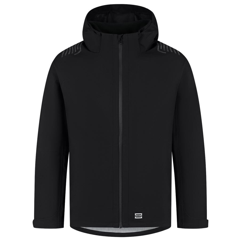 [406102BlackXS] Tricorp - Regenjas Techshell Redefined (XS, Black)
