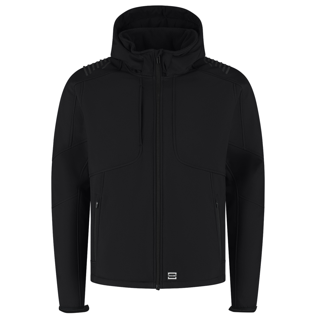[406116BlackXS] Tricorp - Winter Softshell Capuchon Redefined (XS, Black)