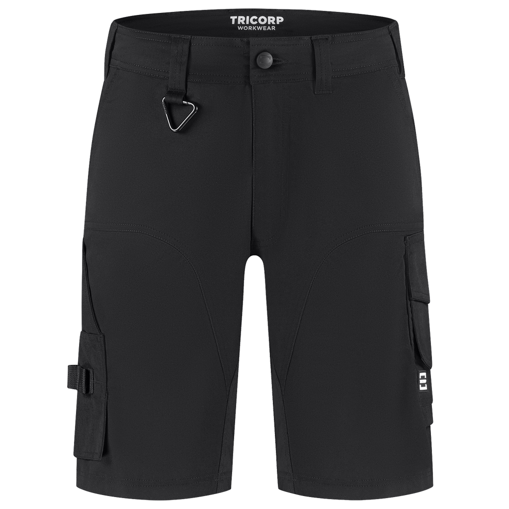 [506107Black42] Tricorp - Werkbroek 2-Way Stretch Redefined Kort (42, Black)