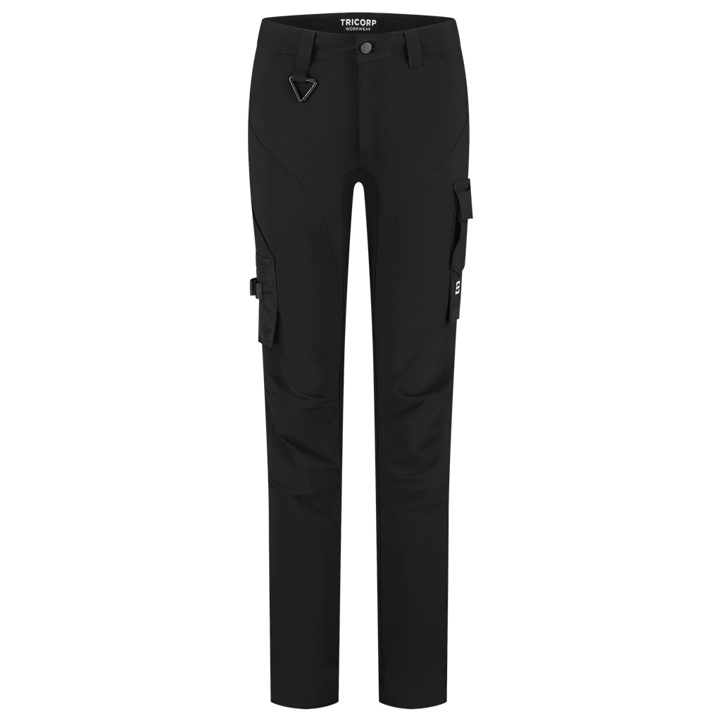 [506130Black32] Tricorp - Werkbroek 4-Way Stretch Redefined Dames (32, Black)