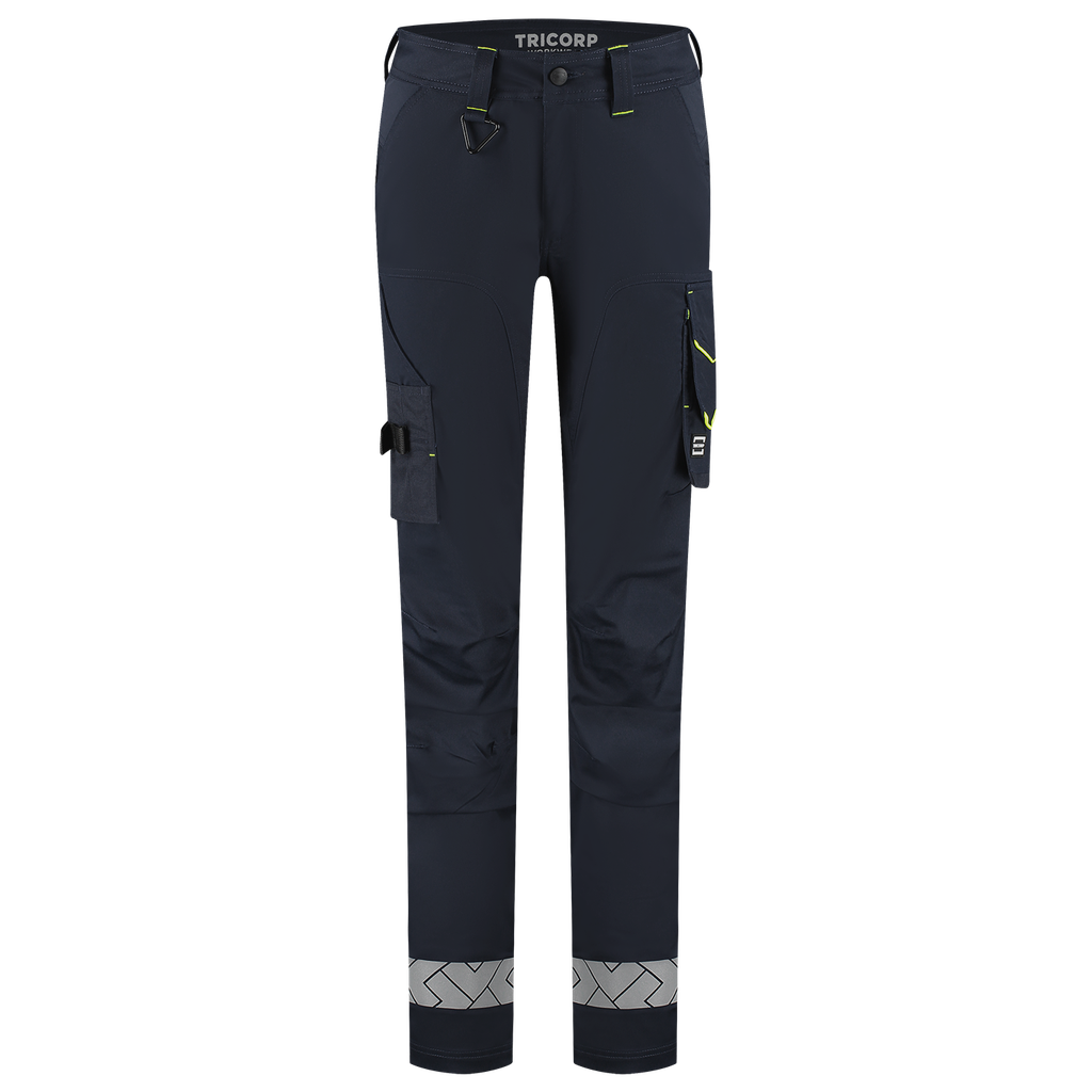 [506132InkFluoryellow32] Tricorp - Werkbroek Functional Stretch Reflective Redefined Dames (32, InkFluoryellow)