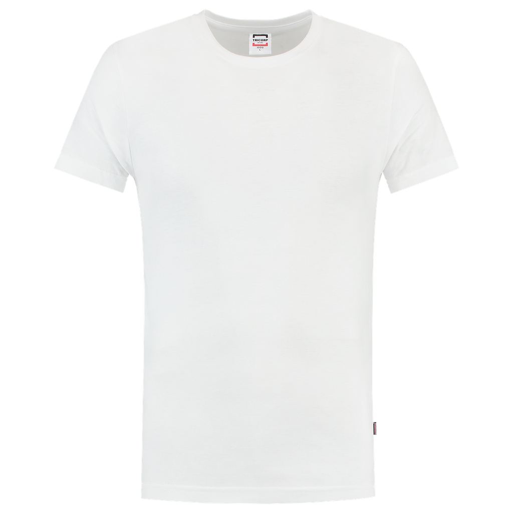 [101014White116] Tricorp - T-shirt Fitted Kids (116, Wit)