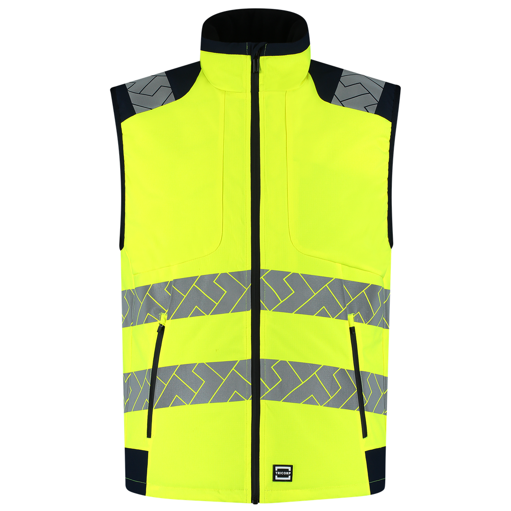 [406110FluoryellowInkXS] Tricorp - Bodywarmer High Vis Redefined (XS, FluoryellowInk)