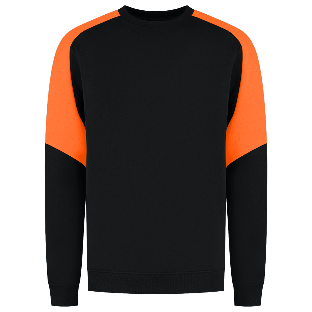 [306112BlackOrangeXS] Tricorp - Sweater Bicolor Redefined (XS, BlackOrange)