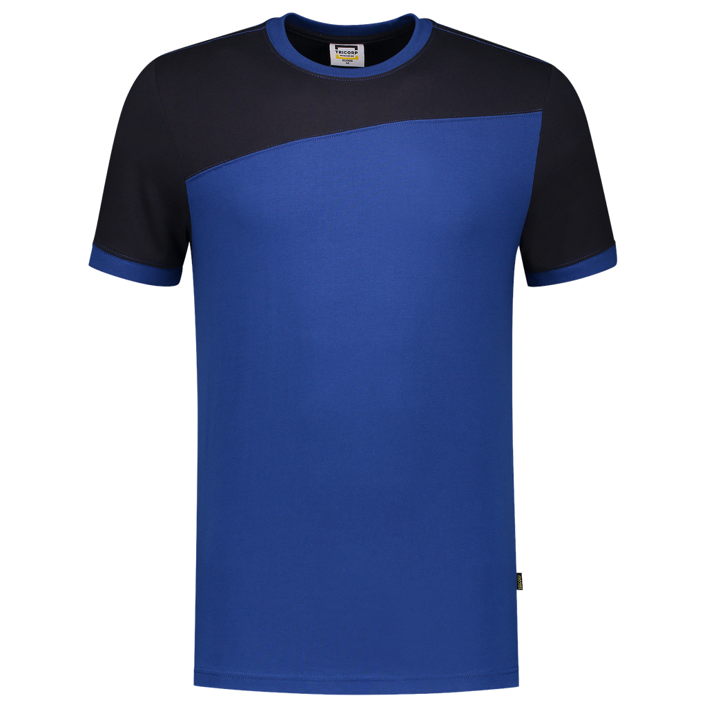 [102006RoyalblueNavyXS] Tricorp - T-shirt Bicolor Naden (XS, RoyalblueNavy)