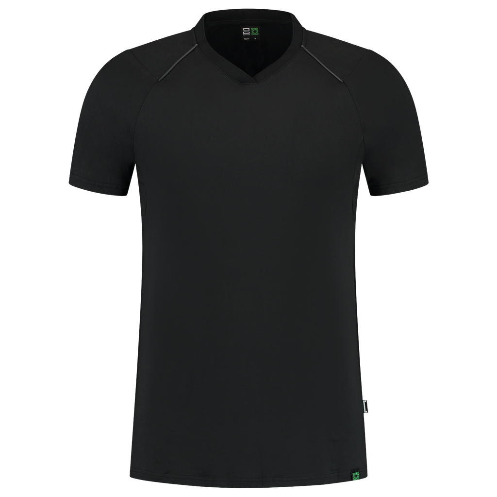 [102701BlackXS] Tricorp - T-shirt V-Hals RE2050 (XS, Black)