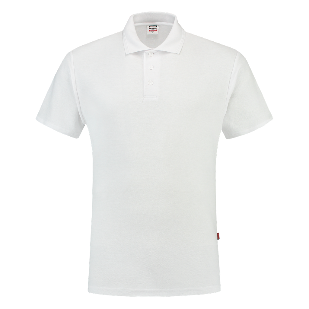 [201007WhiteXS] Tricorp - Poloshirt 100% Katoen (XS, Wit)