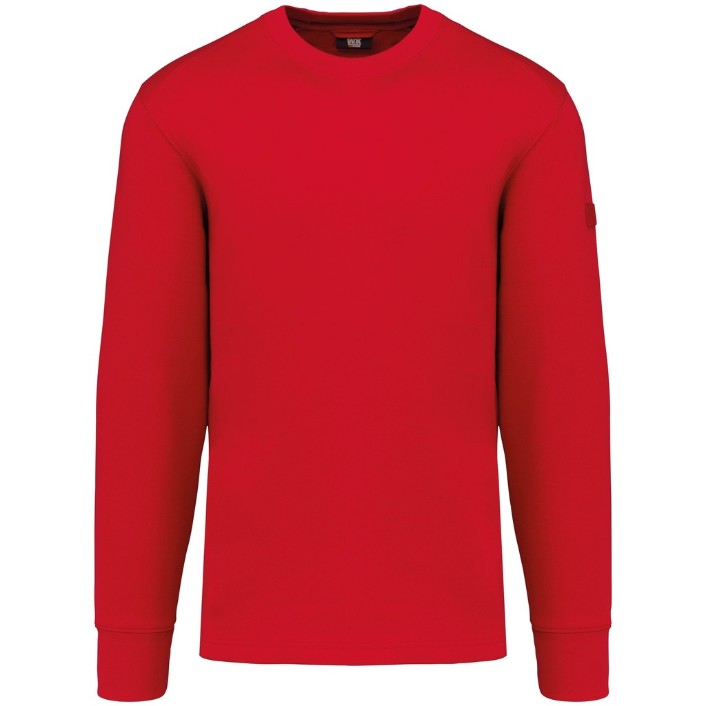 [WK4001_84973_67349] WK4001 - Sweater Ingezette Mouwen (XS, Rood)