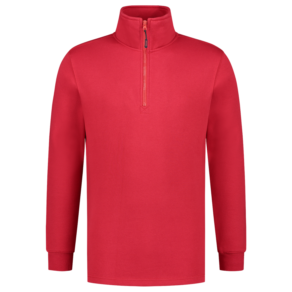[301010RedXS] Tricorp - Sweater Ritskraag (XS, Rood)