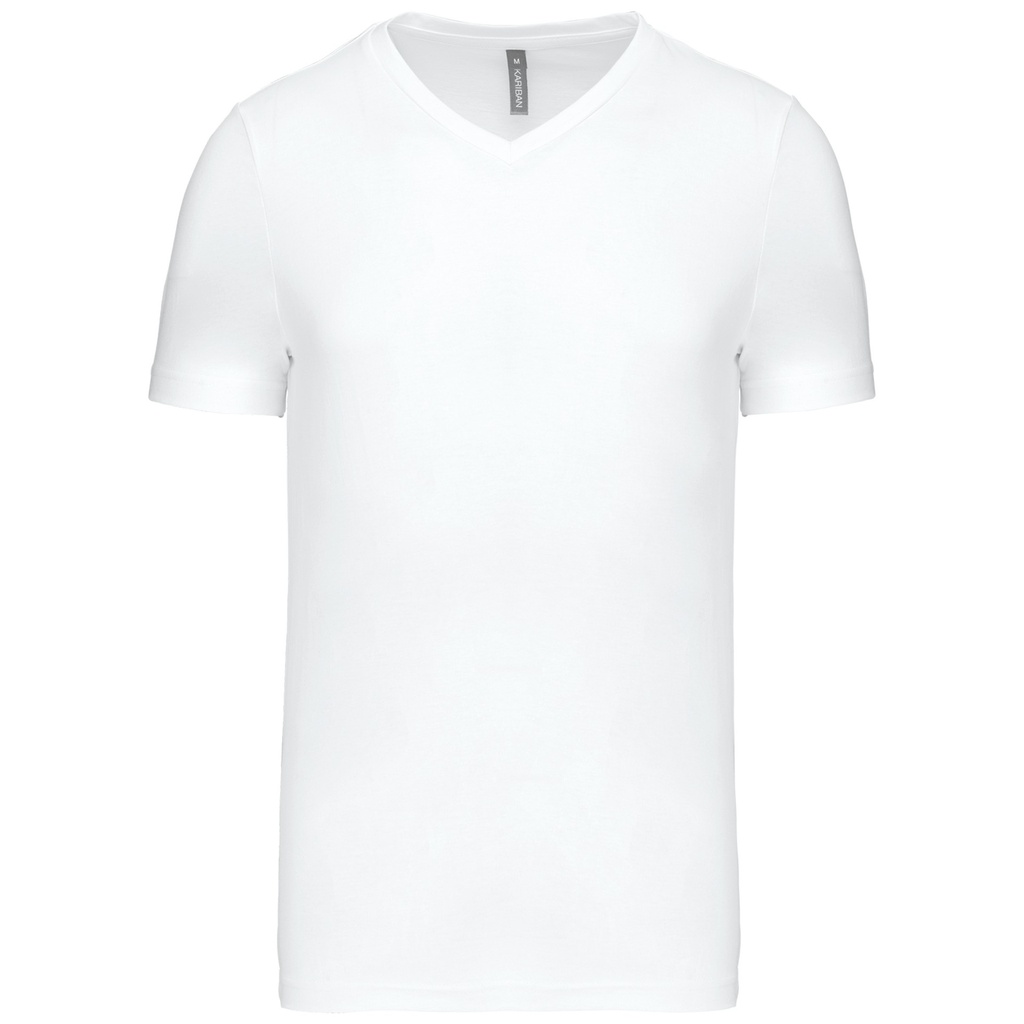 Kariban - T-Shirt V-Hals Korte Mouwen