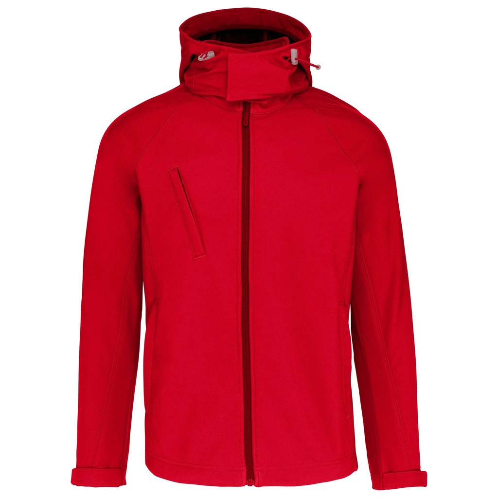Kariban - Heren Softshell Jas Met Afneembare Capuchon