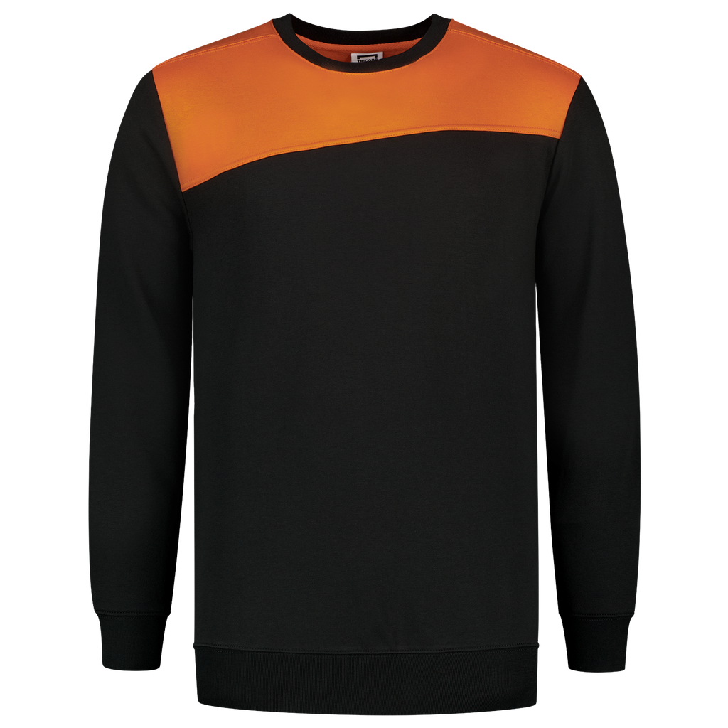 [302013BlackOrangeXS] Tricorp - Sweater Bicolor Naden (XS, BlackOrange)