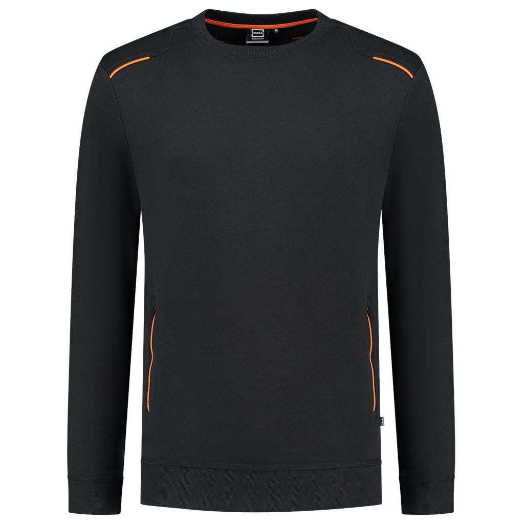 [302703BlackOrangeXS] Tricorp - Sweater Accent (XS, BlackOrange)