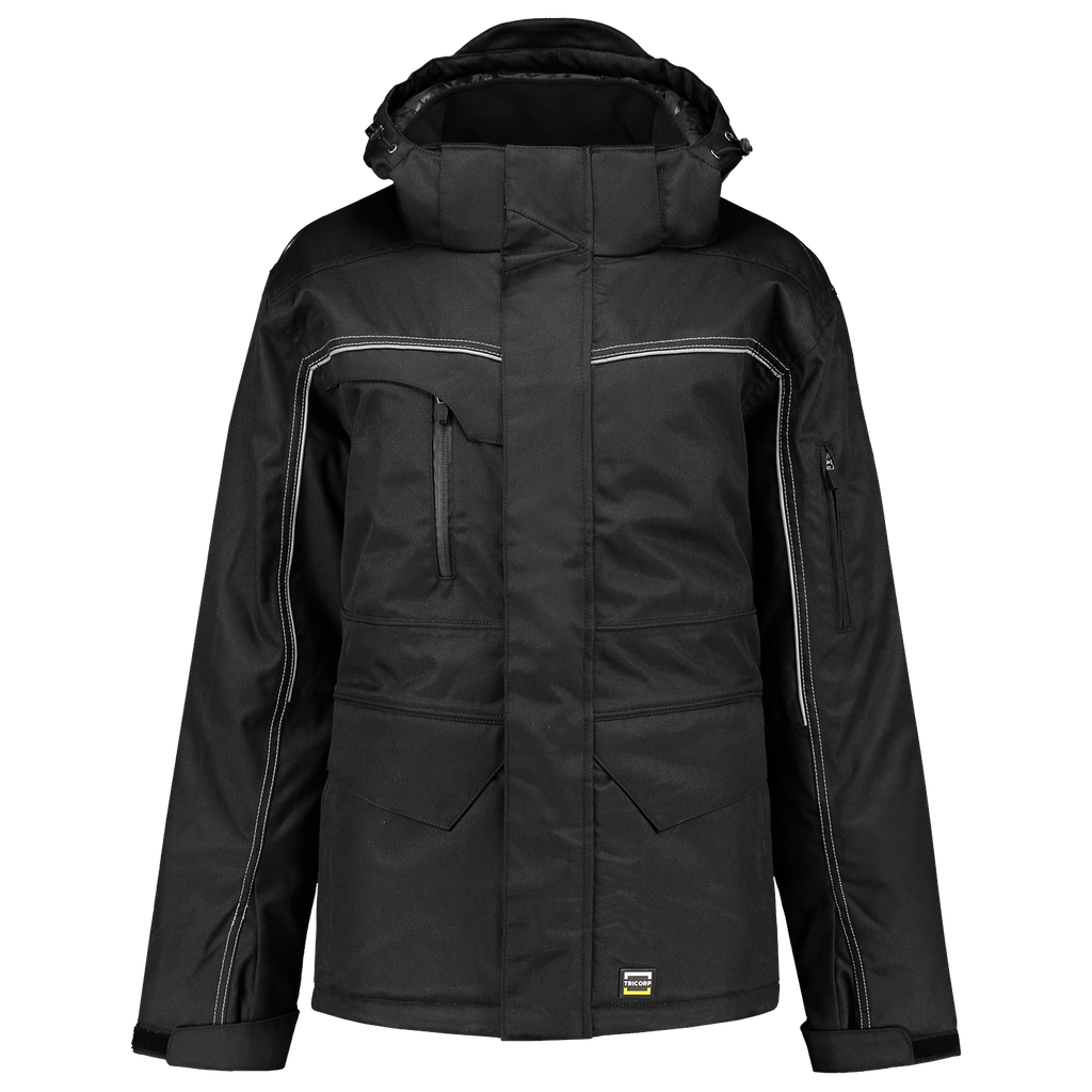 [402007BlackXS] Tricorp - Midi Parka Canvas (XS, Black)