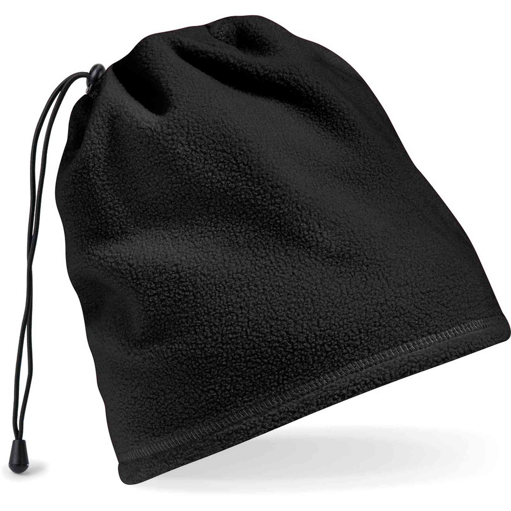 [B285_11109_11107] Beechfield - Suprafleece® Snood/Hat Combo (Black)