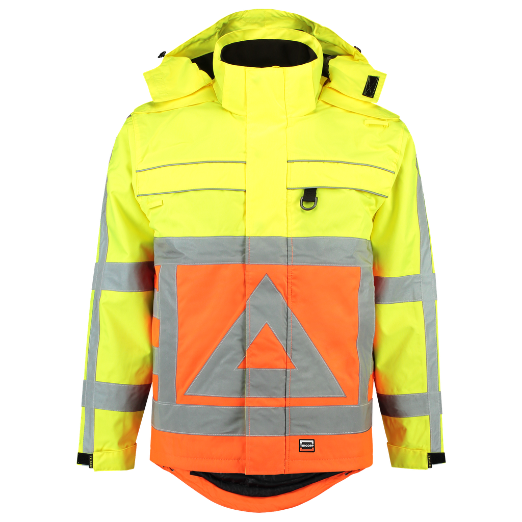 [403001OrangeYellowXS] Tricorp - Parka Verkeersregelaar (XS)