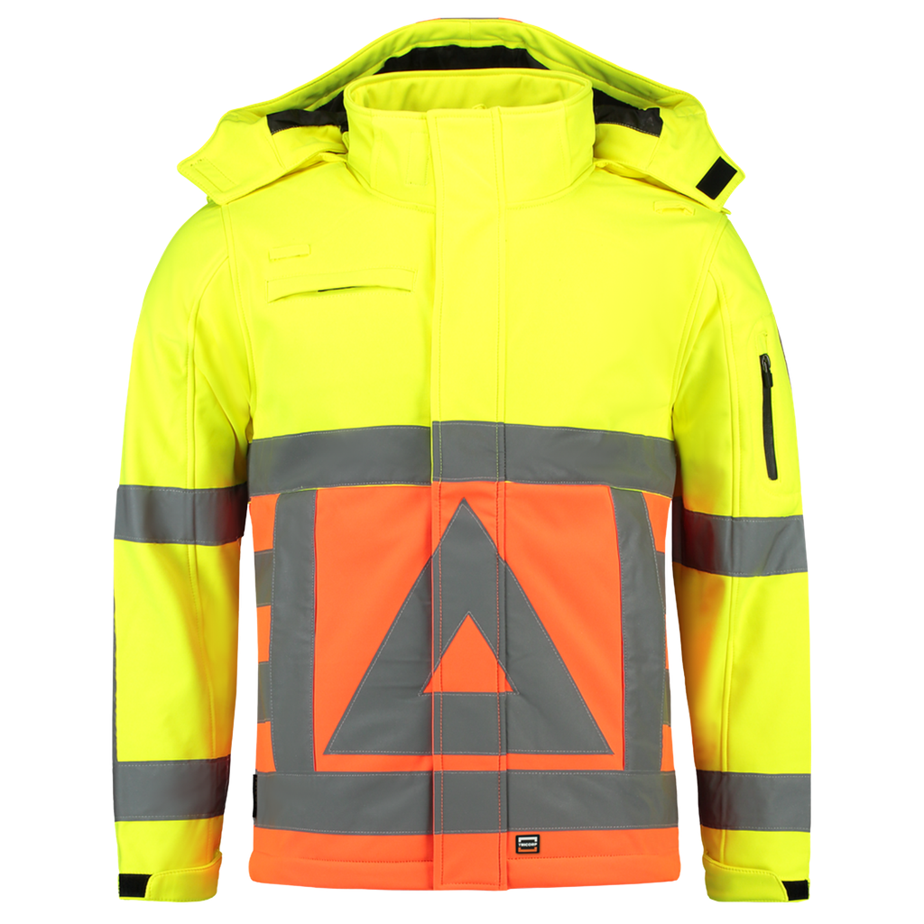 [403002OrangeYellowXS] Tricorp - Softshell Verkeersregelaar (XS)