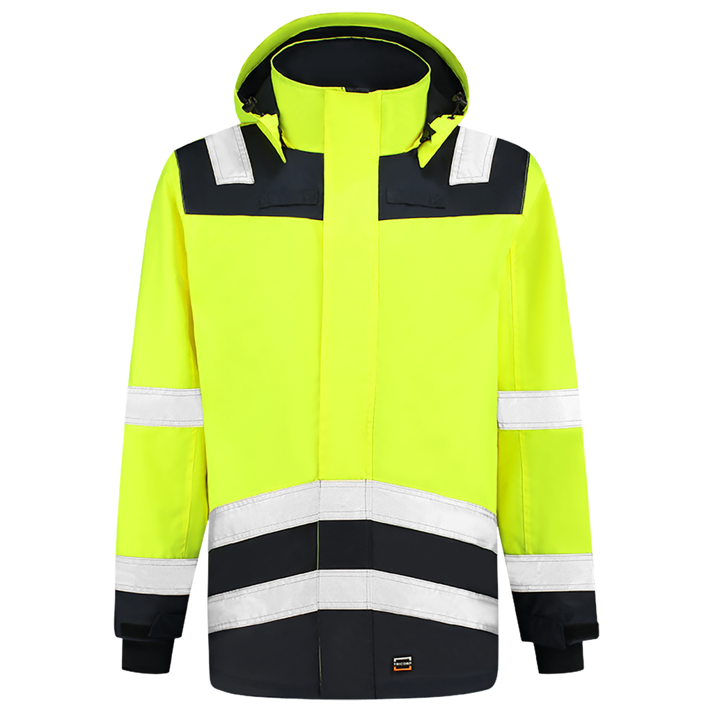 [403020FluoryellowInkXS] Tricorp - Parka High Vis Bicolor (XS, FluoryellowInk)