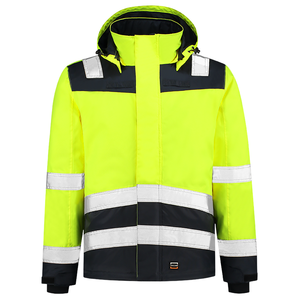 [403023FluoryellowInkXS] Tricorp - Midi Parka High Vis Bicolor (XS, FluoryellowInk)